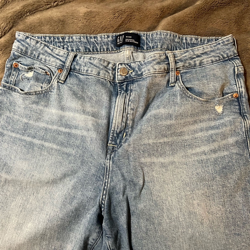 Size 16, Universal Slim, boyfriend jeans